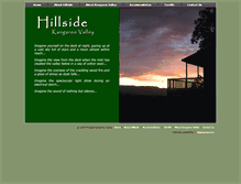 Tablet Screenshot of hillsidekangaroovalley.com.au
